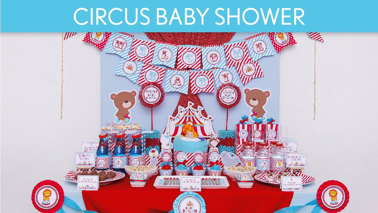 Bap Party Baby Tour
 Circus Carnival Baby Shower Party Ideas Circus Carnival