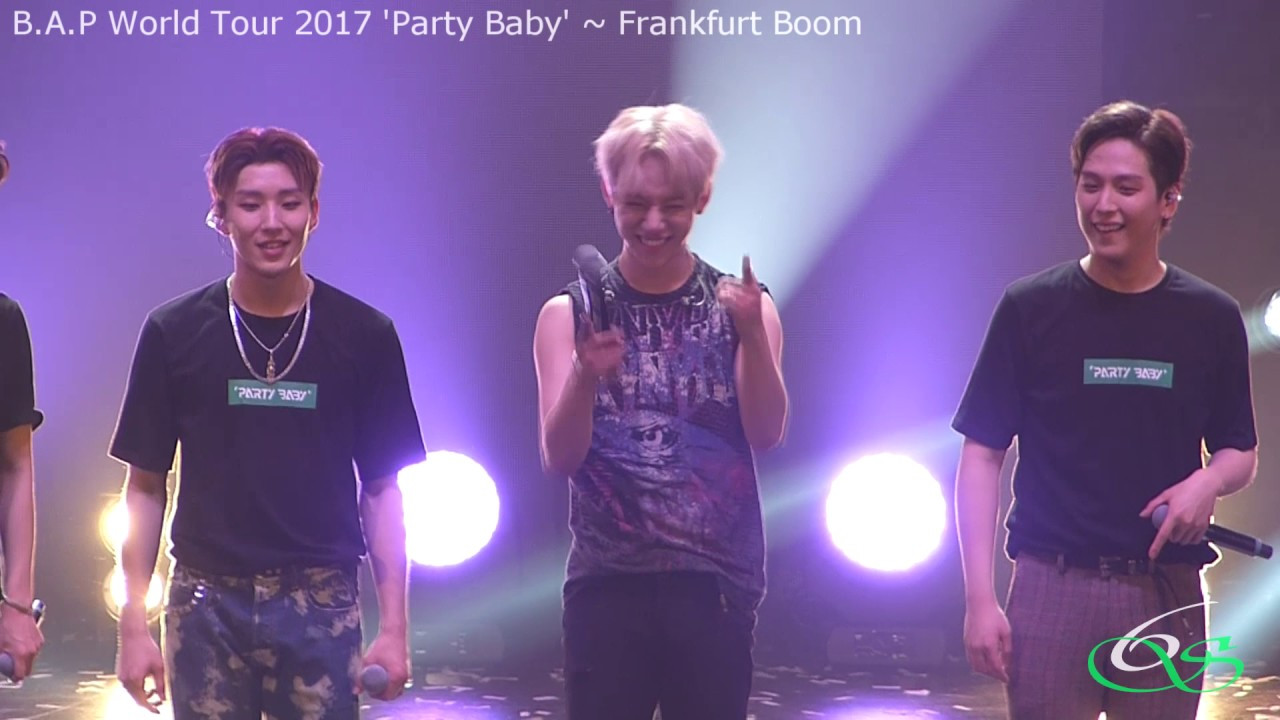 Bap Party Baby Tour
 B A P World Tour 2017 Party Baby Frankfurt Boom End