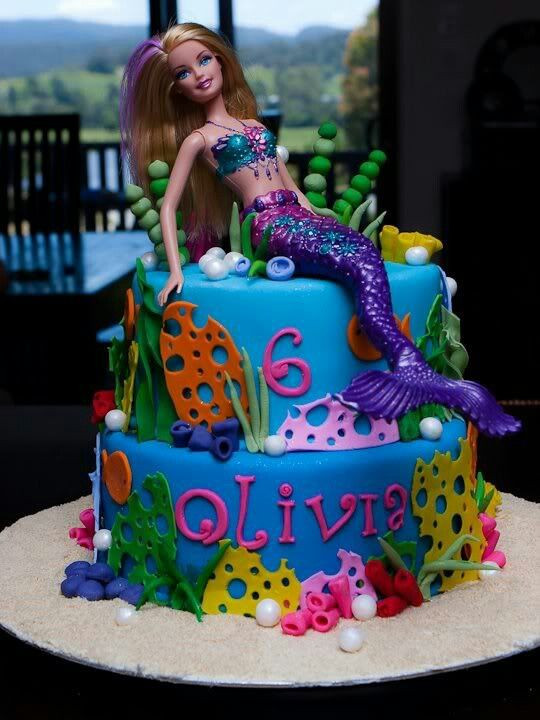 Barbie Mermaid Birthday Party Ideas
 17 Best images about Birthday ideas on Pinterest