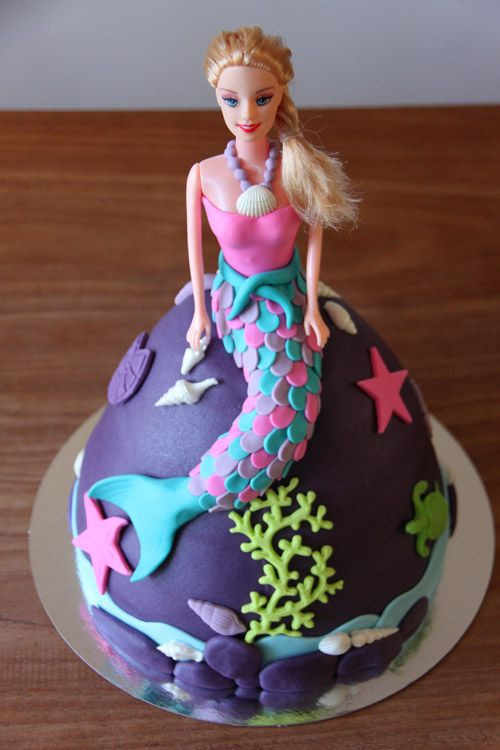 Barbie Mermaid Birthday Party Ideas
 Barbie Mermaid cake