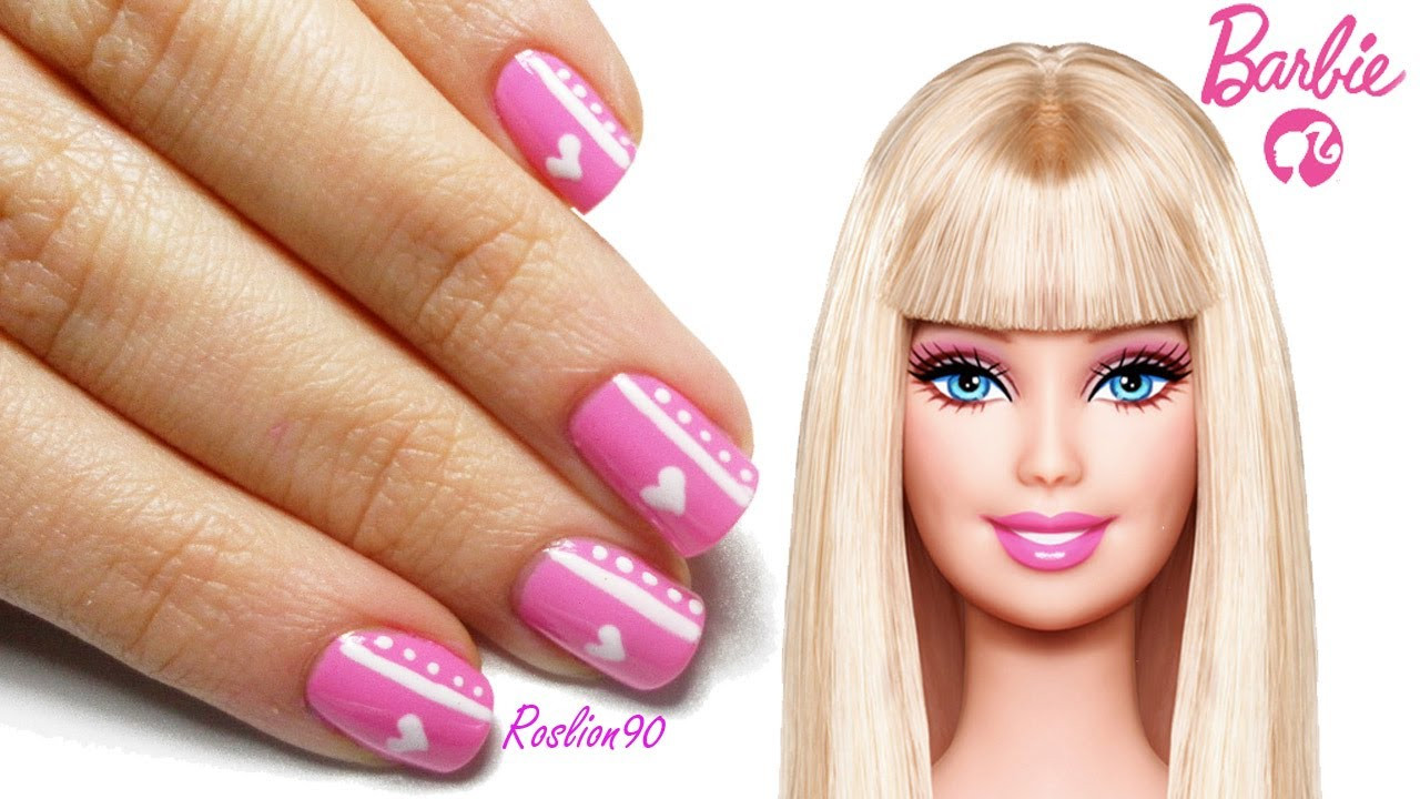 Barbie Nail Designs
 Barbie Nail Art Tutorial