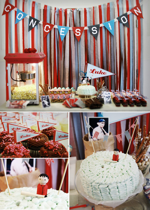 Baseball Themed Birthday Party Ideas
 Luke’s Baseball Theme Birthday Party