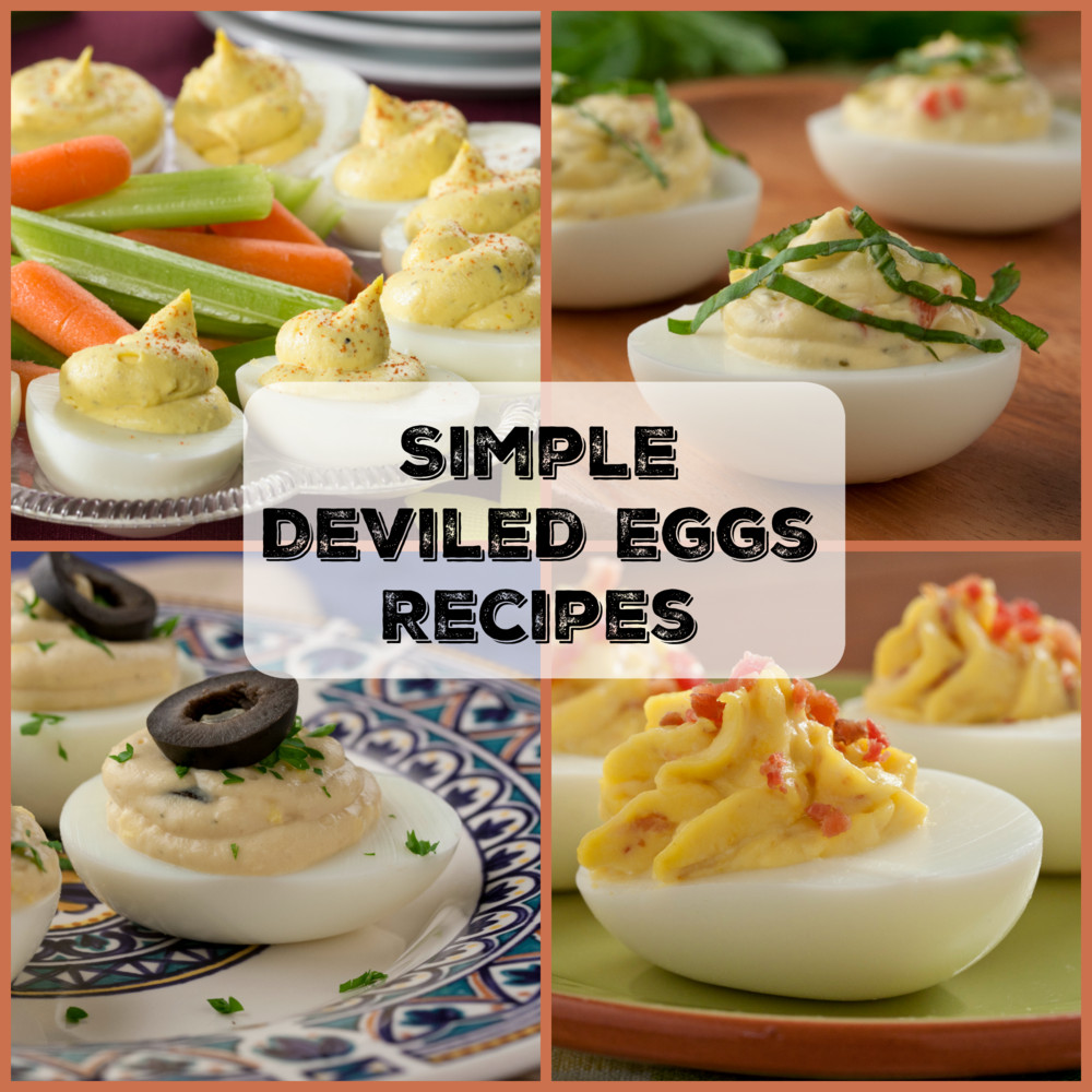 Basic Deviled Eggs
 12 Simple Deviled Eggs Recipes