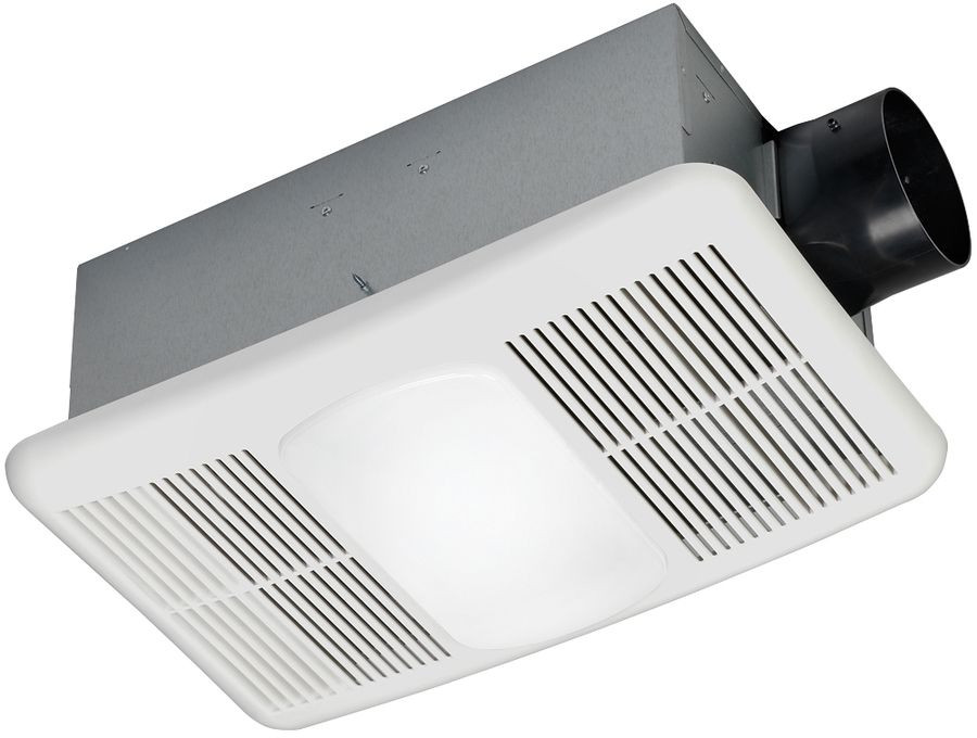 Bathroom Fan Light Heater
 New White Bathroom Fan 1 5 Sone 80 CFM Integrated Heater