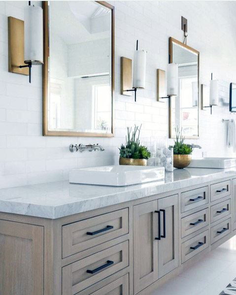 Bathroom Sink Backsplash Ideas
 Top 70 Best Bathroom Backsplash Ideas Sink Wall Designs
