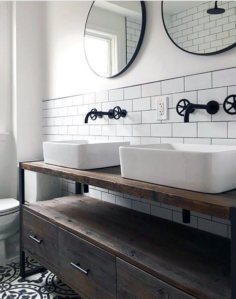 Bathroom Sink Backsplash Ideas
 Top 70 Best Bathroom Backsplash Ideas Sink Wall Designs