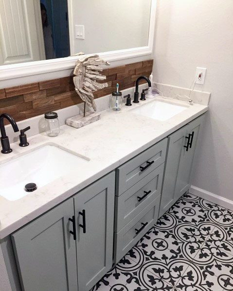Bathroom Vanity Backsplash
 Top 60 Best Wood Backsplash Ideas Wooden Kitchen Wall