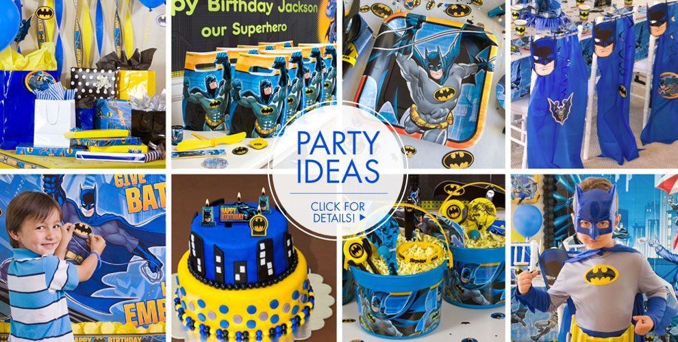 Batman Birthday Party Decorations
 Batman Party Supplies Batman Birthday Ideas