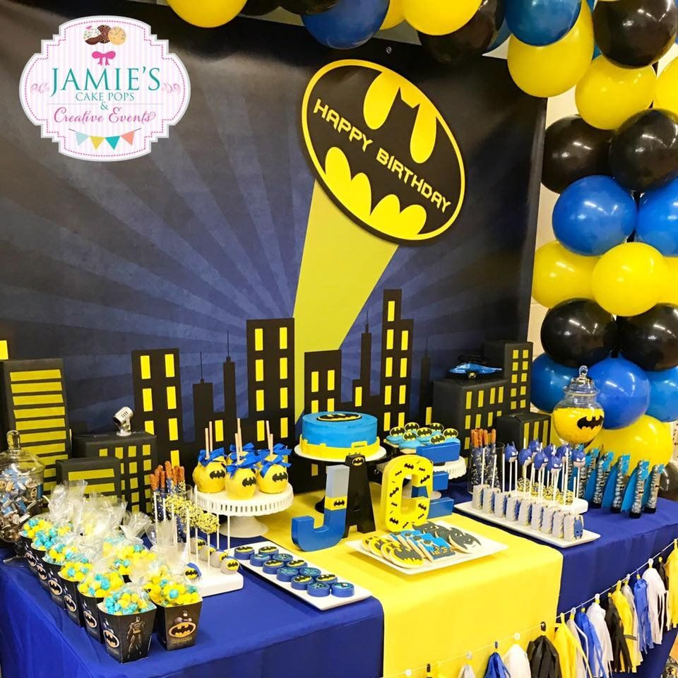 Batman Birthday Party Decorations
 Batman Birthday Party Ideas