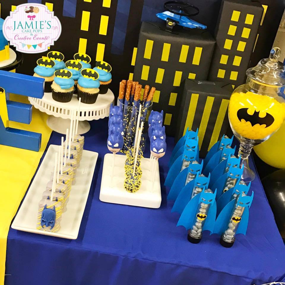 Batman Birthday Party Decorations
 Batman Birthday Party Ideas — The Iced Sugar Cookie