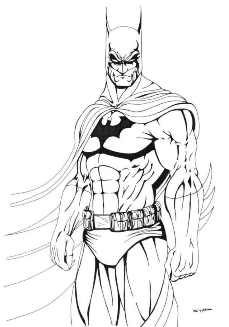 Batman Coloring Pages For Adults
 Download and Print Cool Batman Coloring Pages