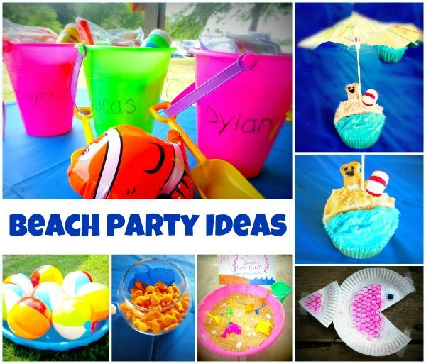 Beach Birthday Party Ideas For Kids
 17 Best images about Beach Party 1st grade on Pinterest