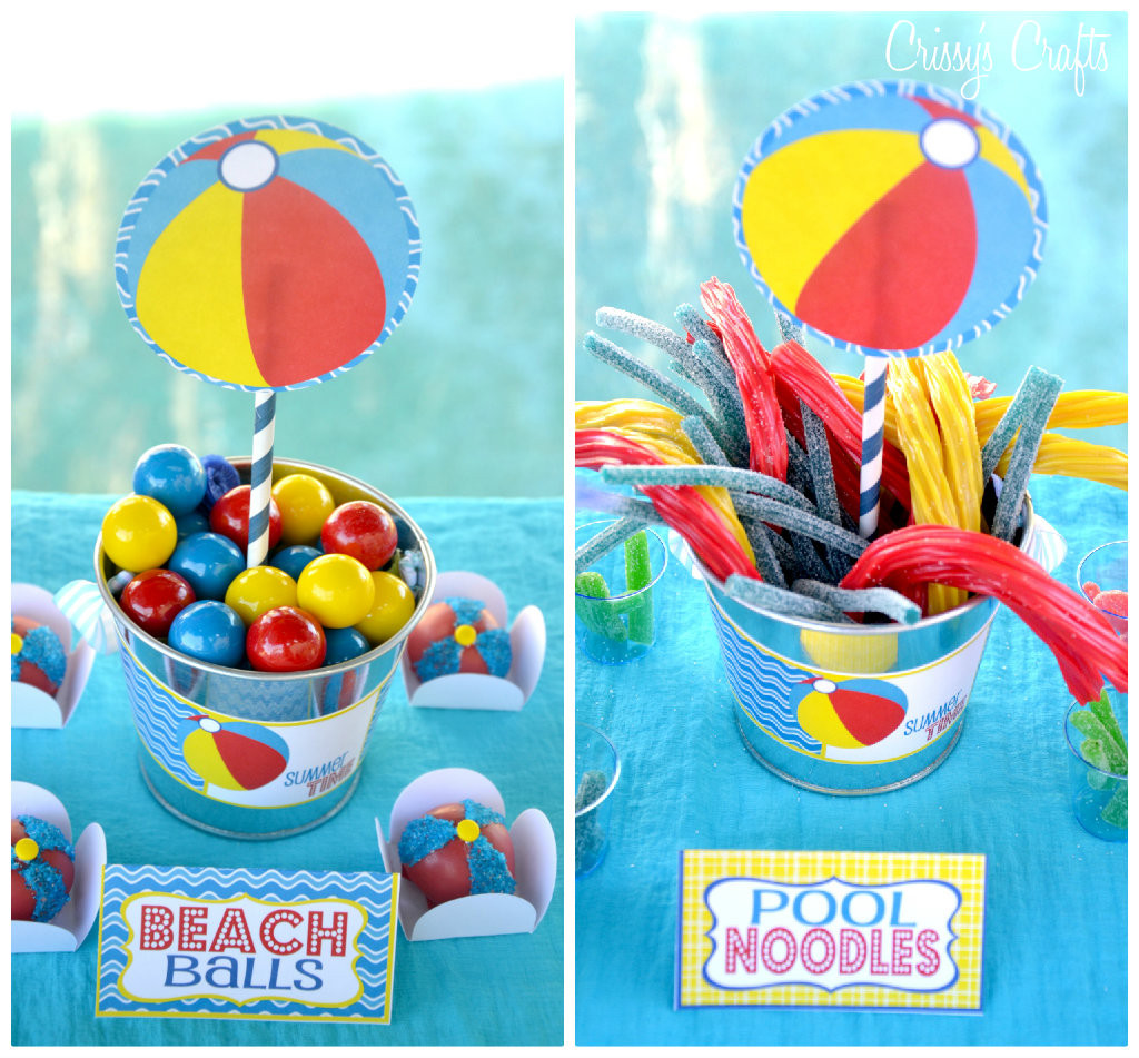 Beach Birthday Party Ideas For Kids
 Crissy s Crafts School s Out SPLISH SPLASH Pool Party