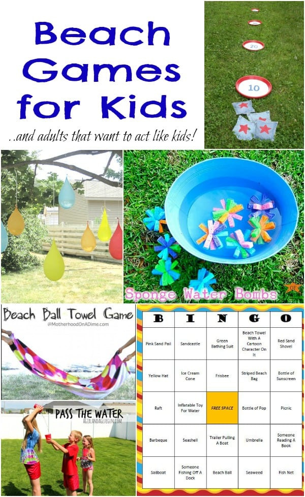 Beach Birthday Party Ideas For Kids
 Beach Games for Kids & Adults Moms & Munchkins