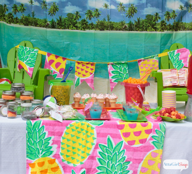 Beach Birthday Party Ideas For Kids
 Backyard Beach Party Ideas Atta Girl Says