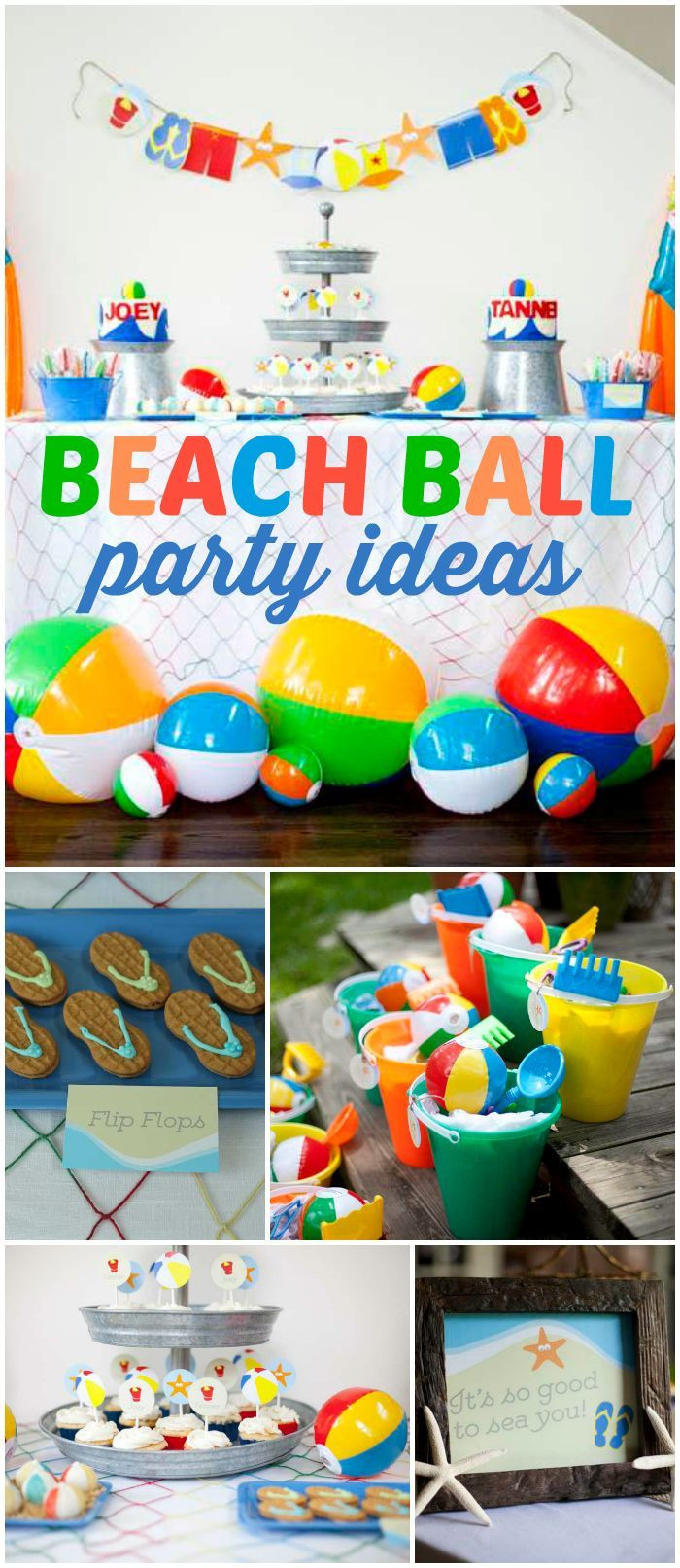 Beach Birthday Party Ideas For Kids
 Beach Birthday "It s a Beach Bash 2nd Birthday Party