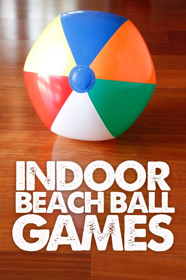 Beach Party Ideas For Kindergarten
 Indoor Beach Ball Games