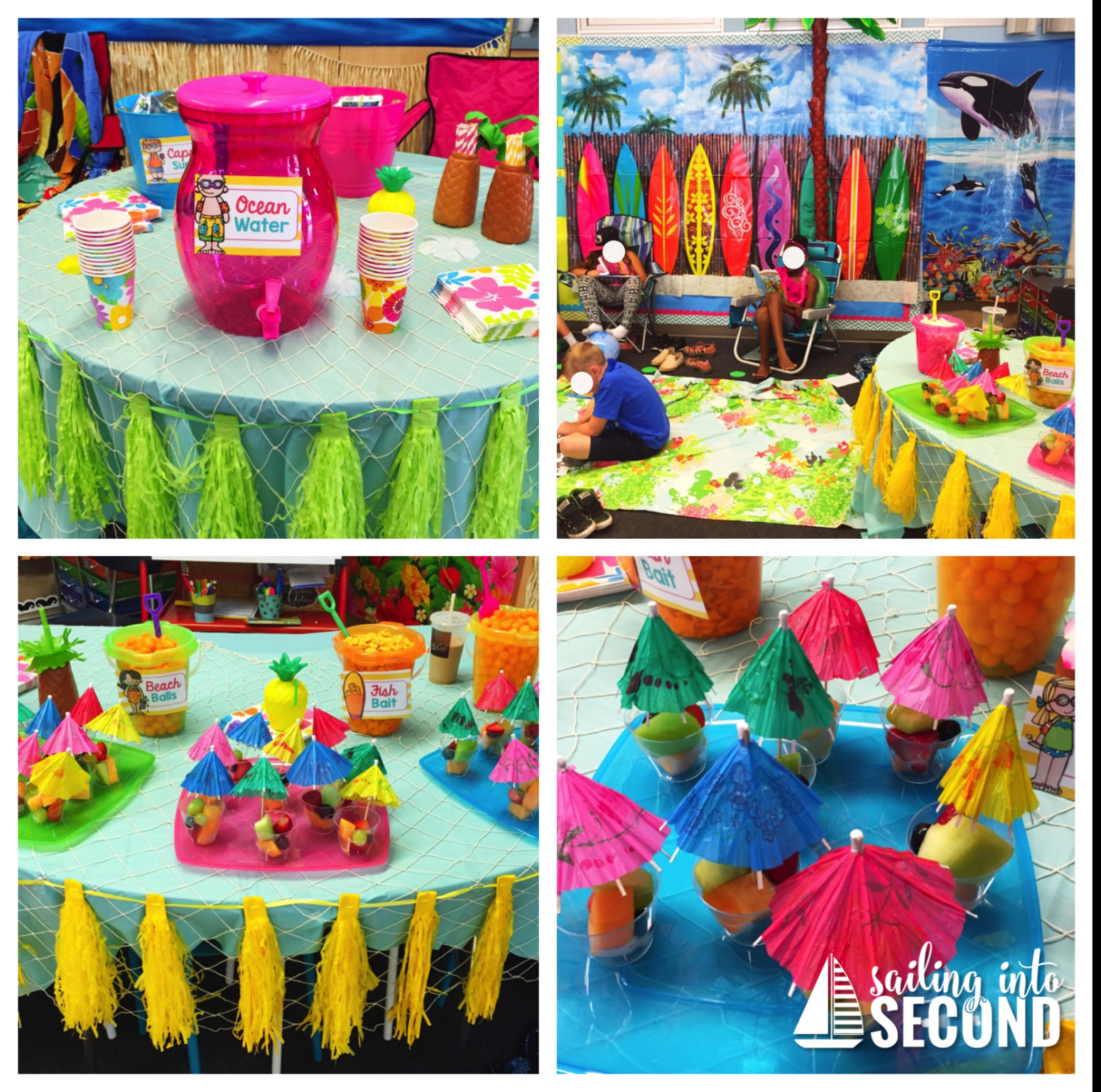 Beach Party Ideas For Kindergarten
 Classroom Beach Day