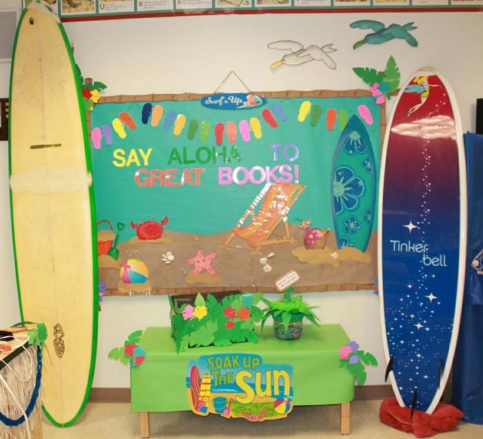 Beach Party Ideas For Kindergarten
 Part 3 Luau Book Fair education