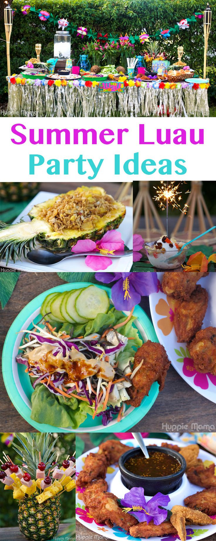 Beach Party Potluck Food Ideas
 AD Summer Luau Party Ideas SummerYum
