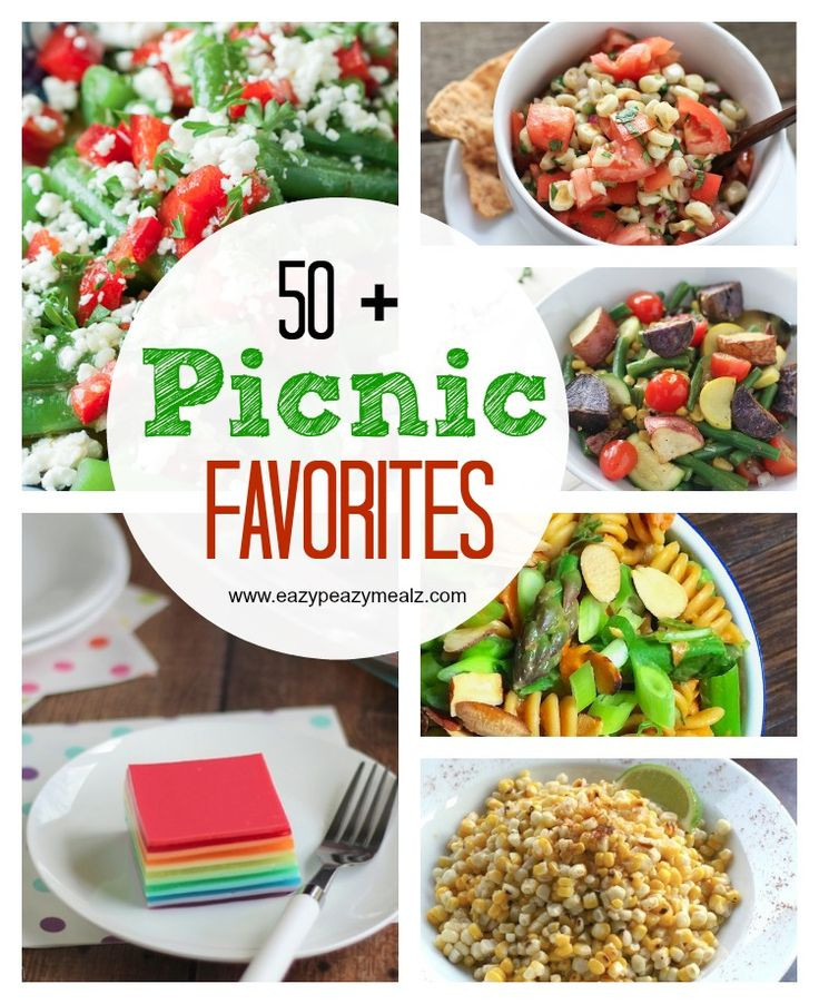 Beach Party Potluck Food Ideas
 50 Picnic Favorites Eazy Peazy Mealz on Pinterest