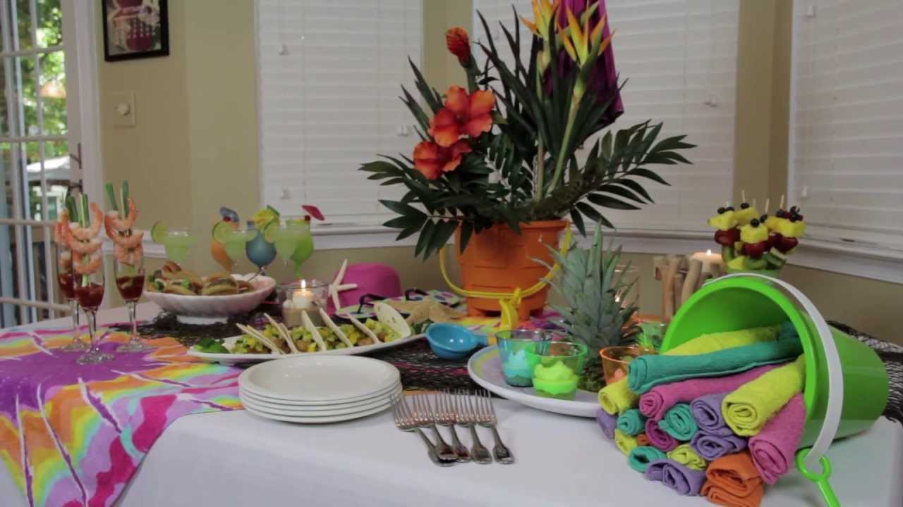 Beach Theme Party Ideas
 How to Make Indoor Beach Party Decorations