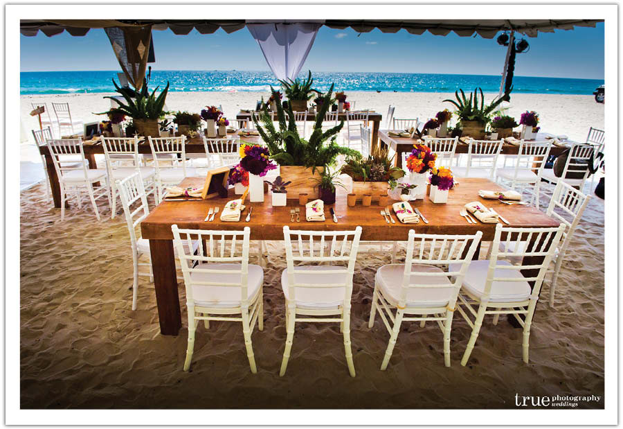 Beach Wedding California
 San Diego beach wedding on the sand by Alchemy Fine Events