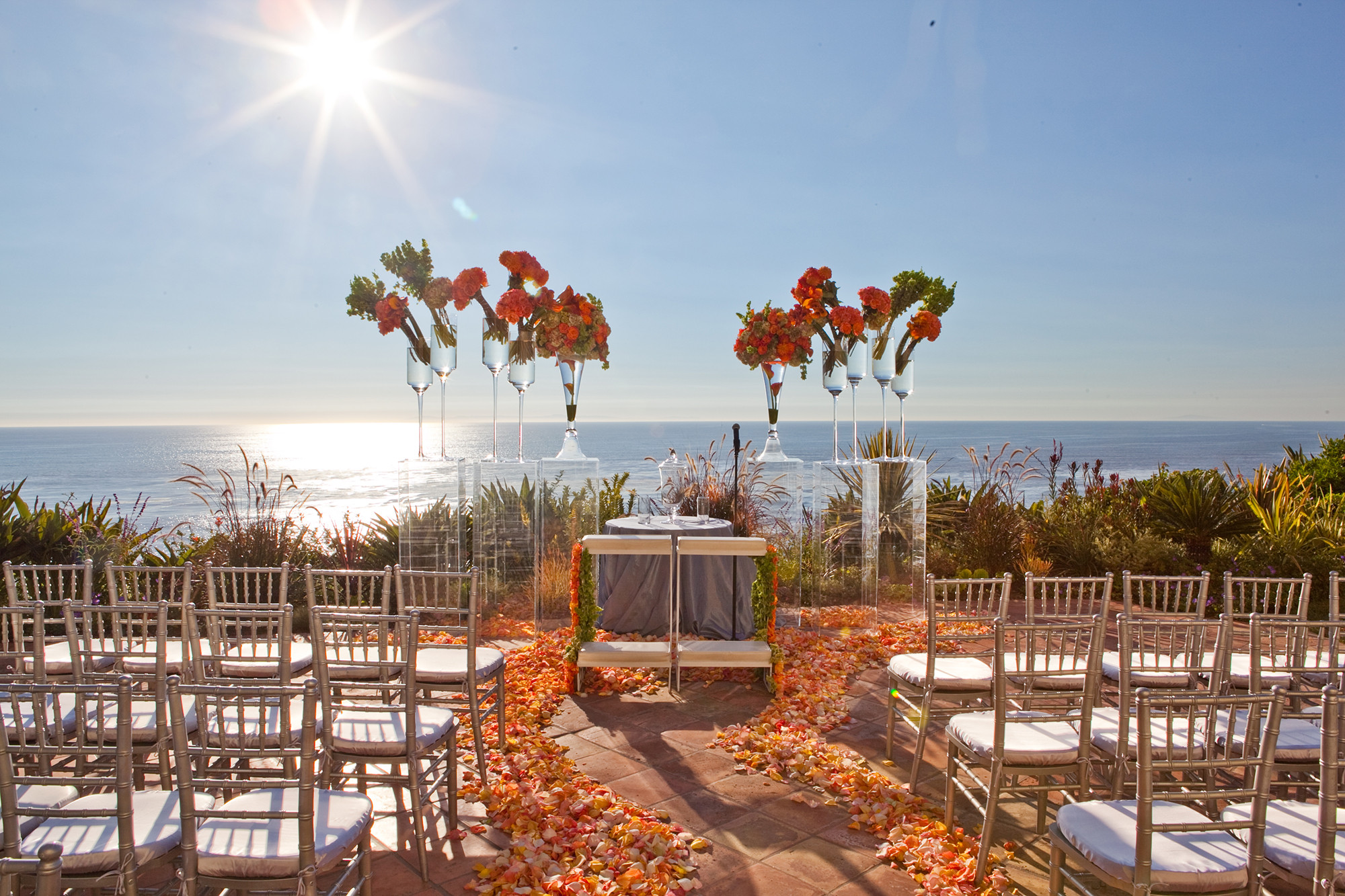 Beach Wedding California
 Southern California Fall Inspired Beach Wedding by
