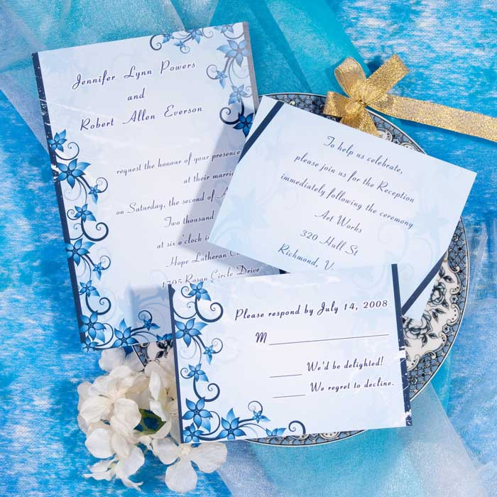 Beach Wedding Invitations Cheap
 Awesome Blue Wedding Color Ideas & Wedding Invitations To