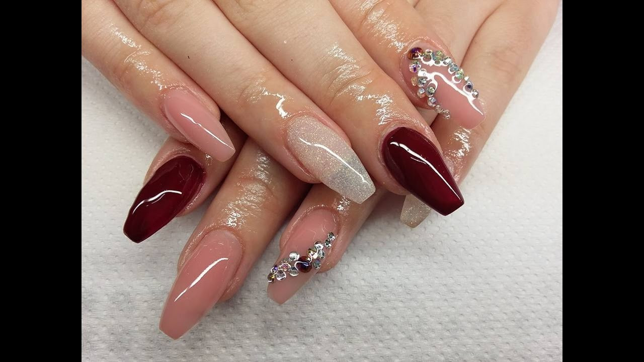 Beautiful Gel Nails
 Nude beauty with glitter [GEL NAILS]