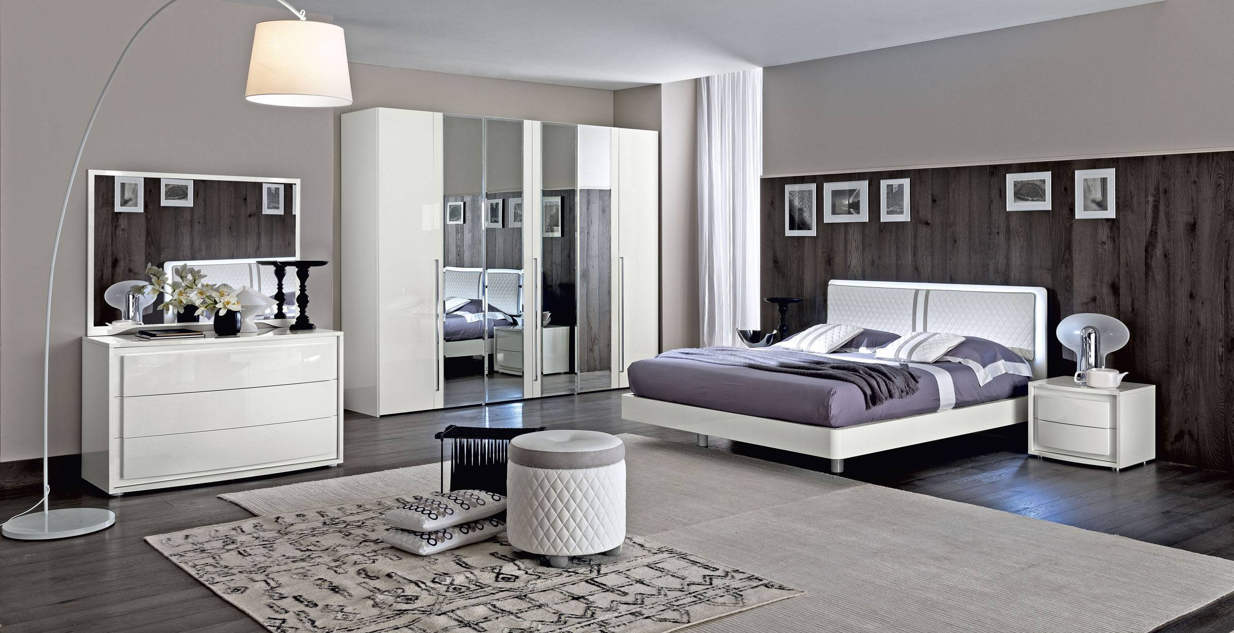 Bedroom Set Modern
 Made in Italy Wood Modern Contemporary Master Beds Tempe