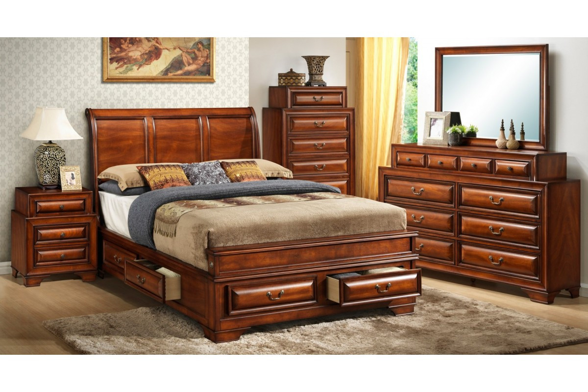 Bedroom Sets With Storage
 Bedroom Sets South Coast Cherry King Size Storage