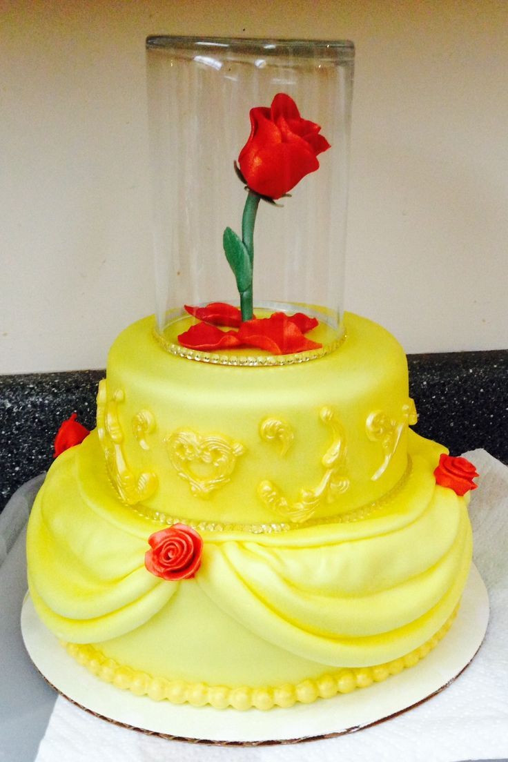 Belle Birthday Cake
 Pin by Cindy Danowski on Cakes