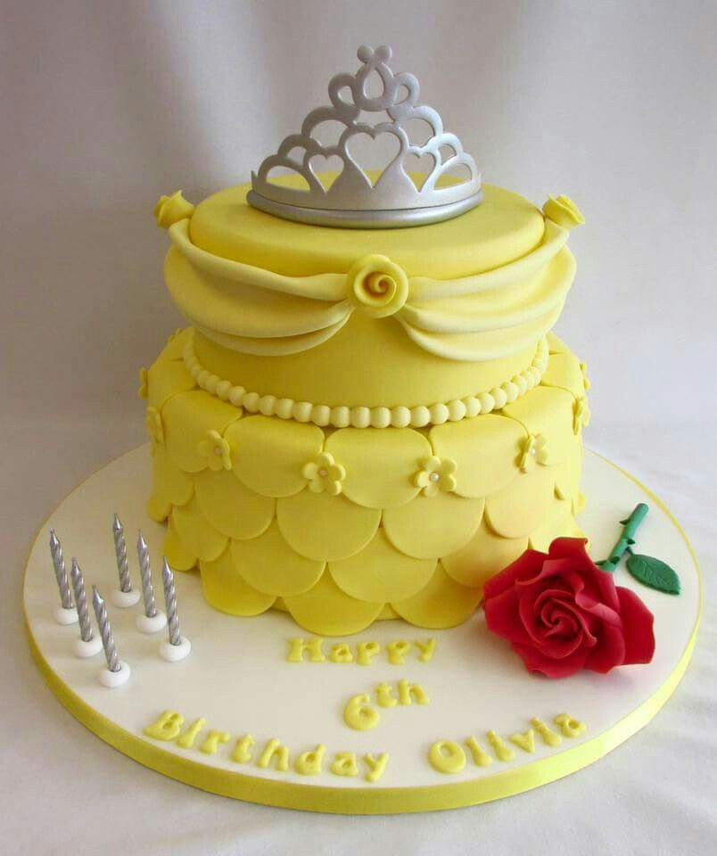 Belle Birthday Cake
 Princess Belle … McKenna s 5th birthday
