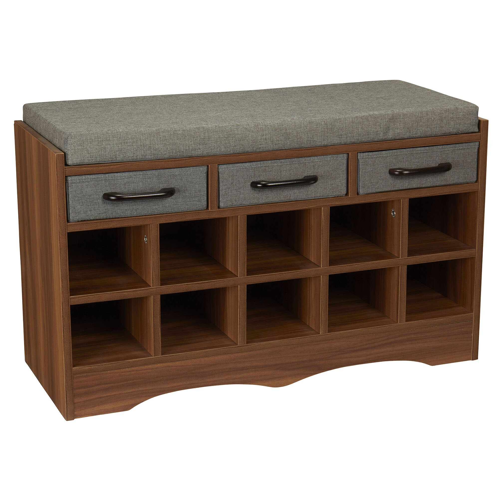 Bench Shoe Storage
 Household Essentials Entryway Shoe Storage Bench & Reviews