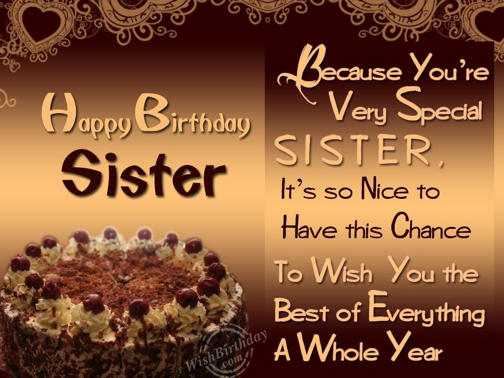 Best Birthday Quotes For Sister
 Happy Birthday wishes messages for Sister