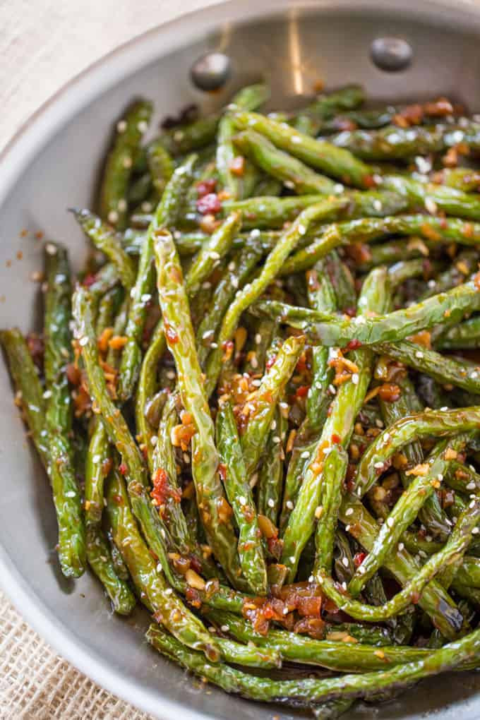 Best Chinese Dinners
 Spicy Chinese Sichuan Green Beans Dinner then Dessert