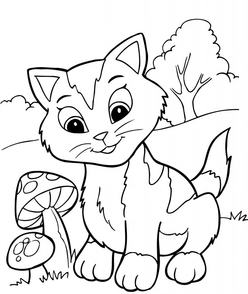 Best Coloring Books For Toddlers
 Free Printable Kitten Coloring Pages For Kids Best