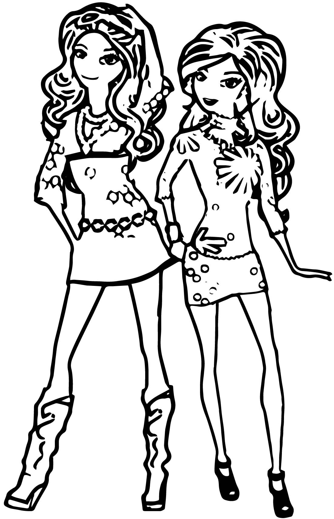 Best Friend Coloring Pages For Girls
 Lego Friends Coloring Pages