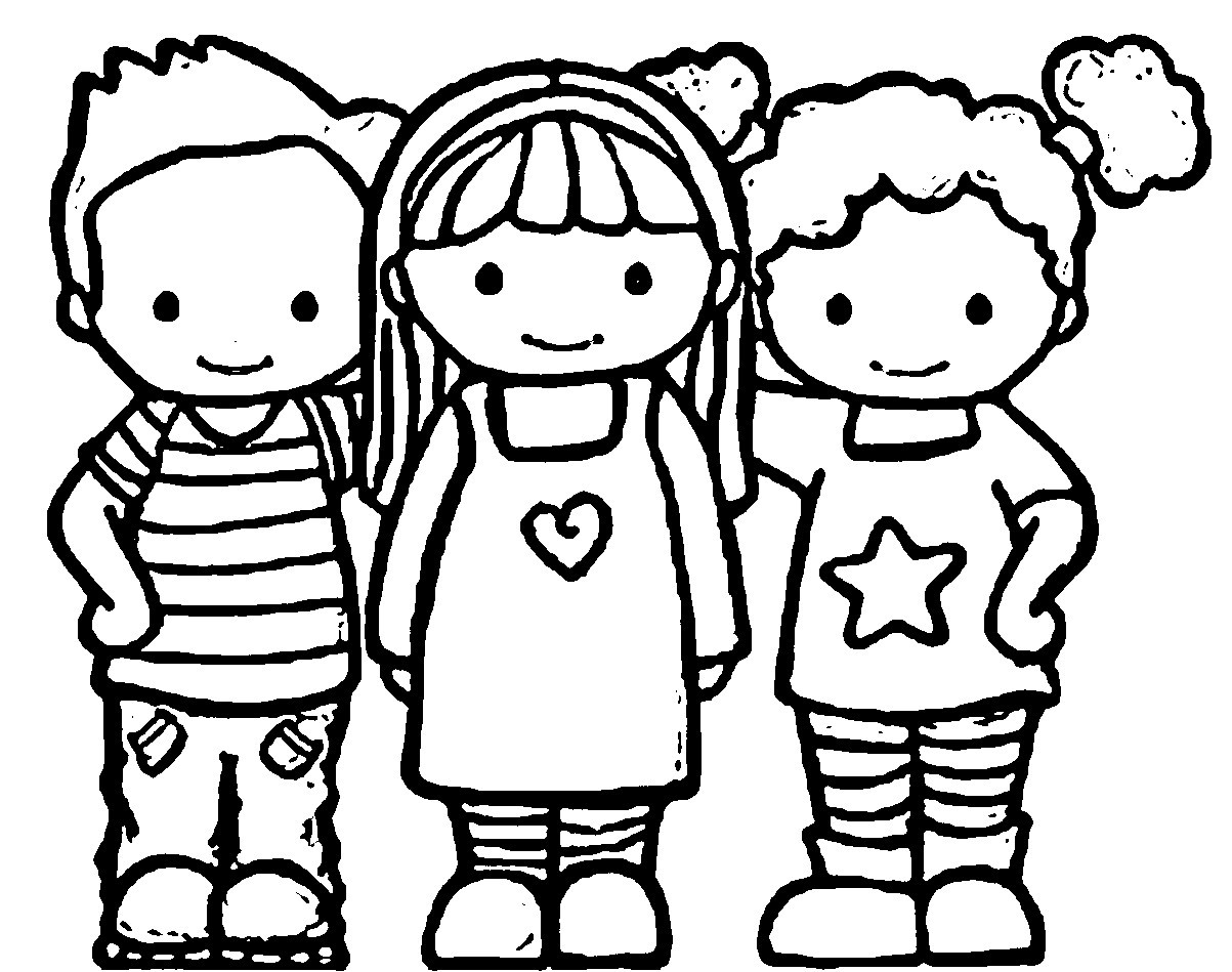 Best Friend Coloring Pages For Girls
 Coloring Pages For Friendship Inspire Printable Intended 9