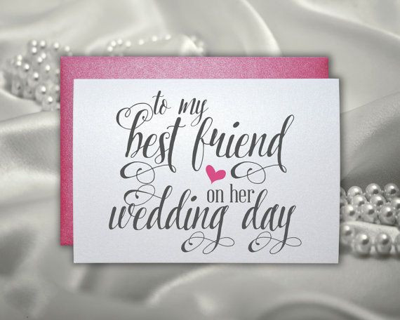 Best Friend Wedding Gift
 25 cute Friend wedding ideas on Pinterest