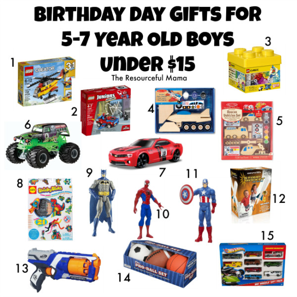Best Gift Ideas For 5 Year Old Boy
 Birthday Gifts for 5 7 Year Old Boys Under $15