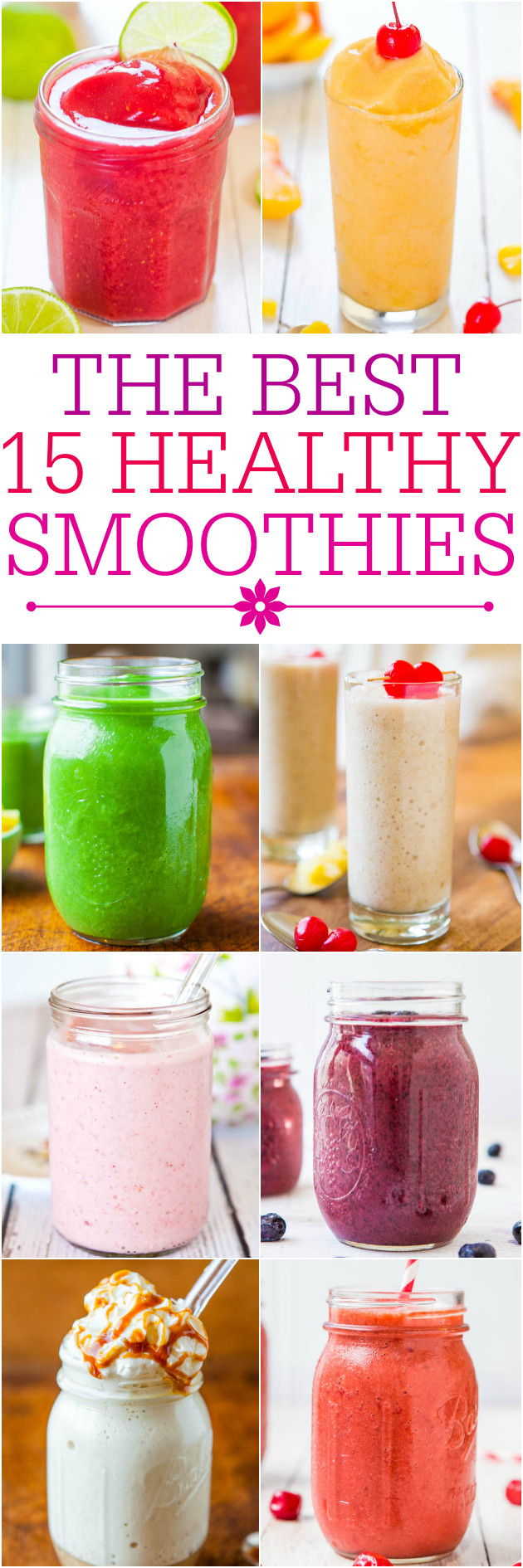 Best Healthy Smoothies
 Frozen Fruit Smoothie with Yogurt 3 Ingre nts