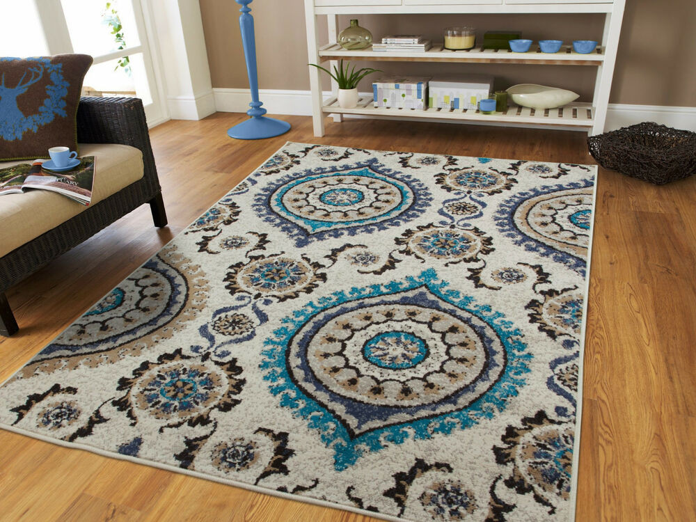 Best Rugs For Living Room
 Luxury Blue Gray Rug Living Room Rugs Carpets 8x10 Blue