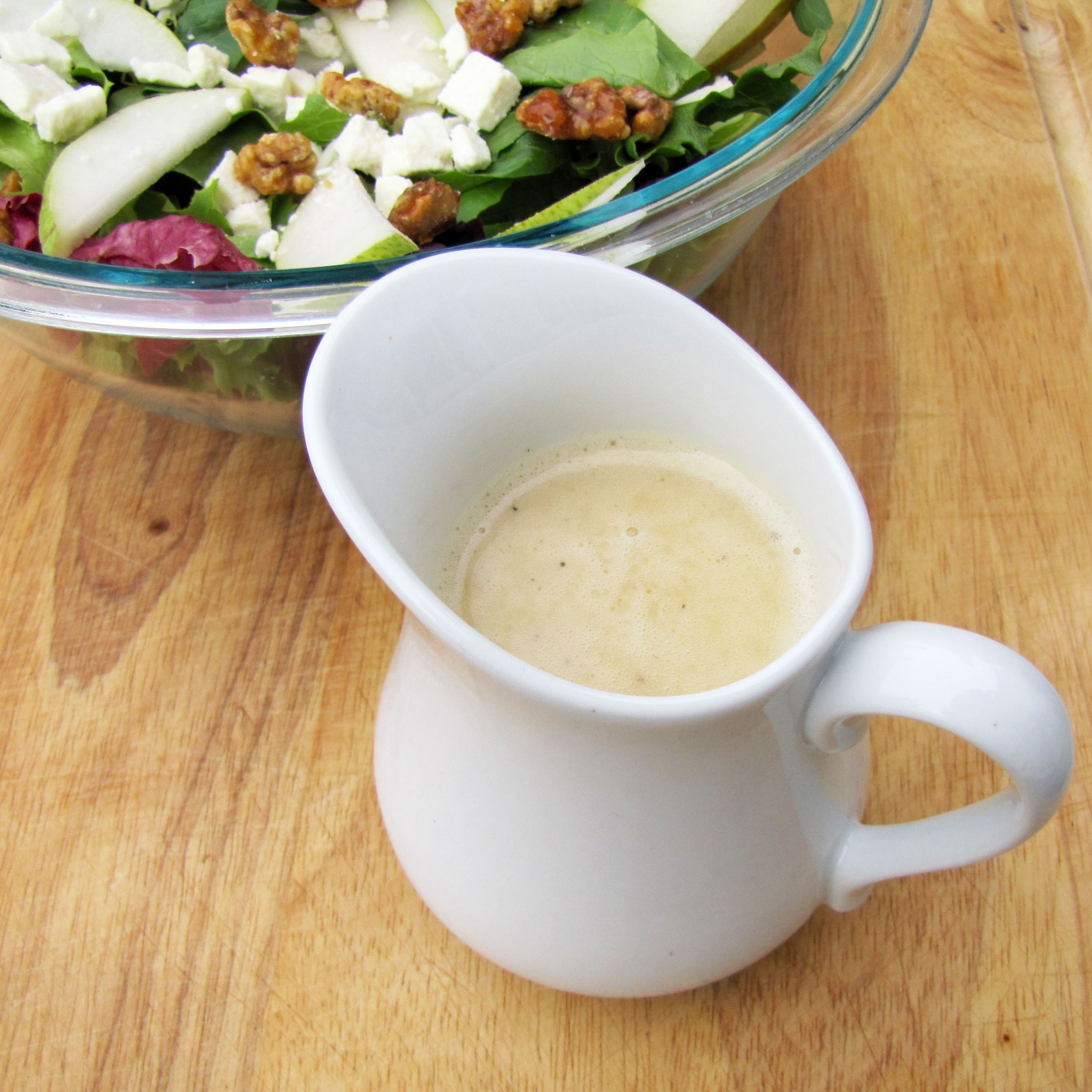 Best Salad Dressings
 Pear and Feta Salad with the BEST Homemade Dressing
