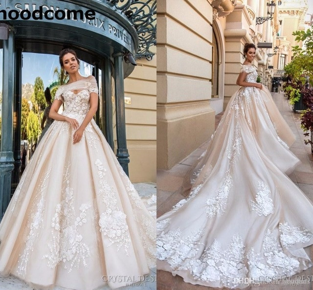 Best Wedding Dress Designers
 2018 Gorgeous Designer Wedding Dresses 3D Floral Applique