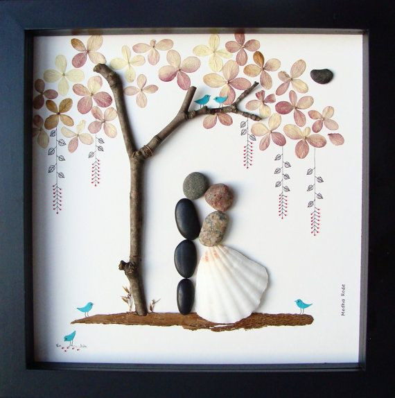 Best Wedding Gifts For Couples
 Unique WEDDING Gift Personalized Wedding Gift Pebble Art