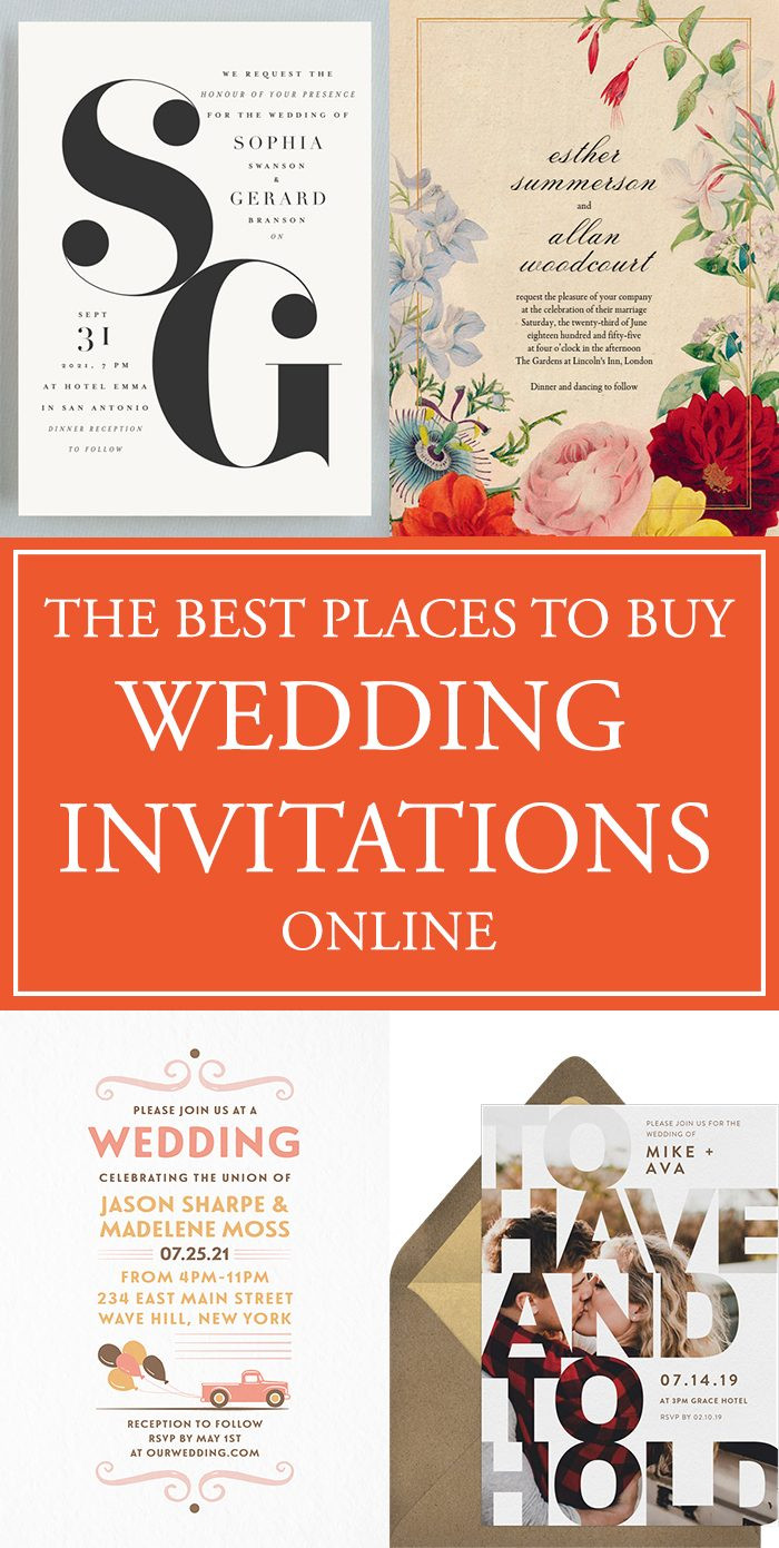 Best Wedding Invitations
 The Best Places to Buy Your Wedding Invitations line