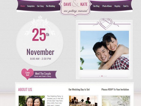 Best Wedding Website Themes
 20 Best Wedding Website Templates CSS HTML & WordPress