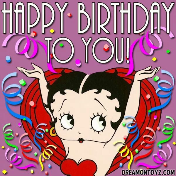 Betty Boop Birthday Wishes
 Pinterest